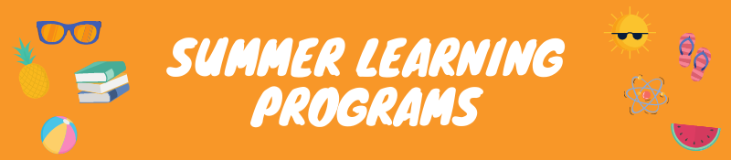 Summer learning program header