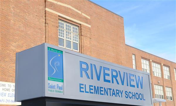 Riverview School Sign