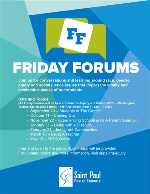 Friday Forum 