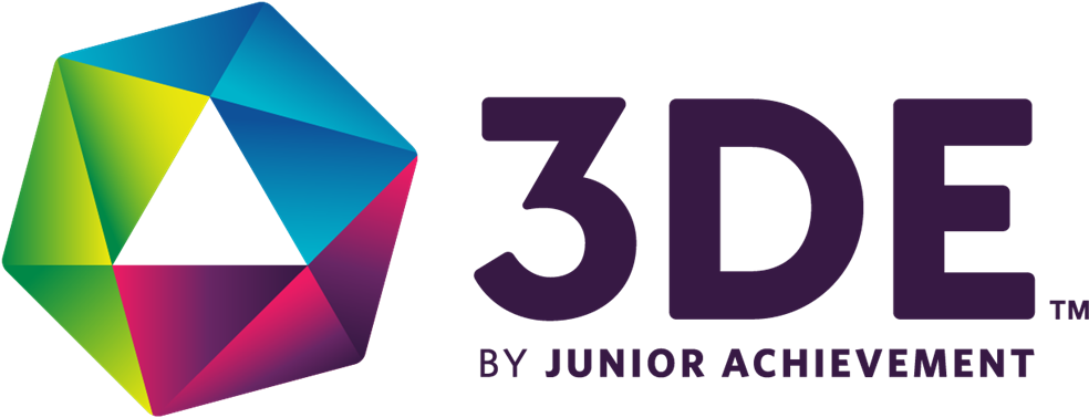  3DE logo