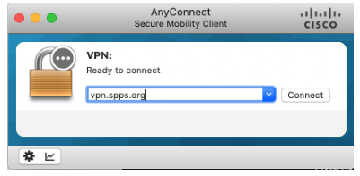VPN Text Entry Box