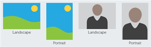 portrait vs landscape