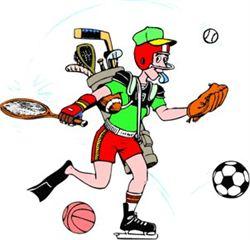 Man playing all sports