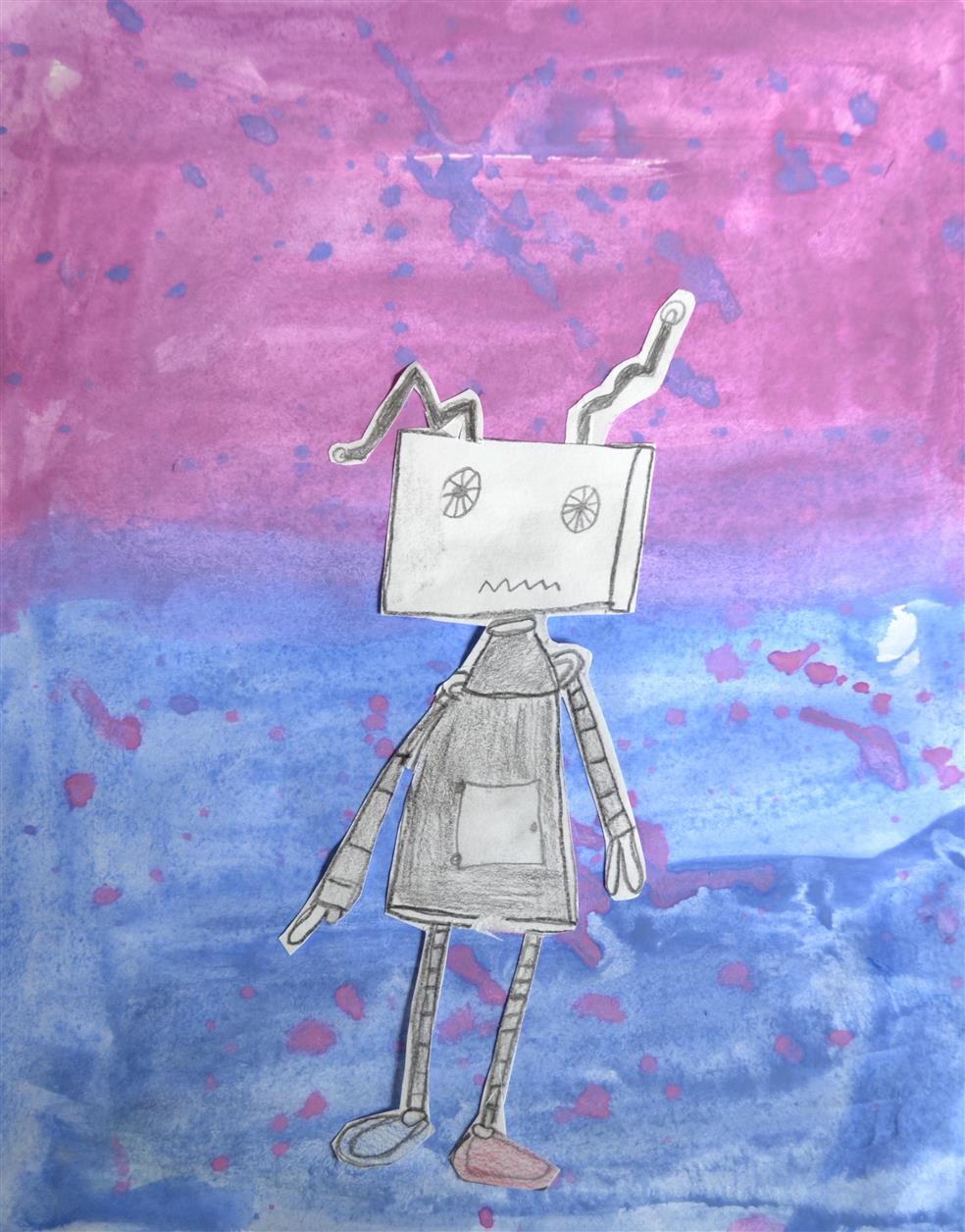 Space Robots by K.B. - 2nd Grade, Coleman