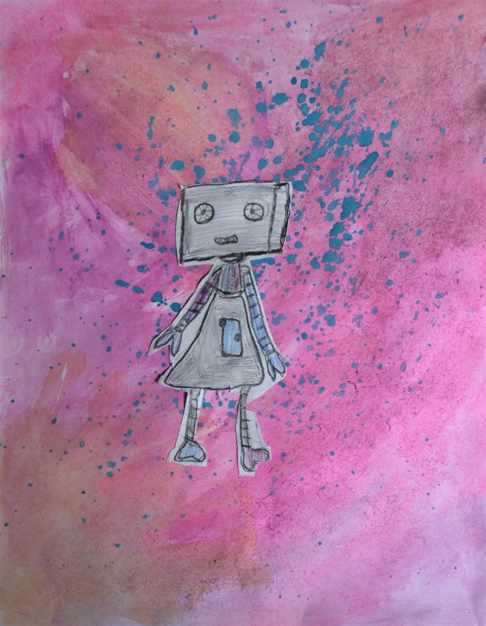 Space Robots by J.T. - 2nd Grade, Coleman