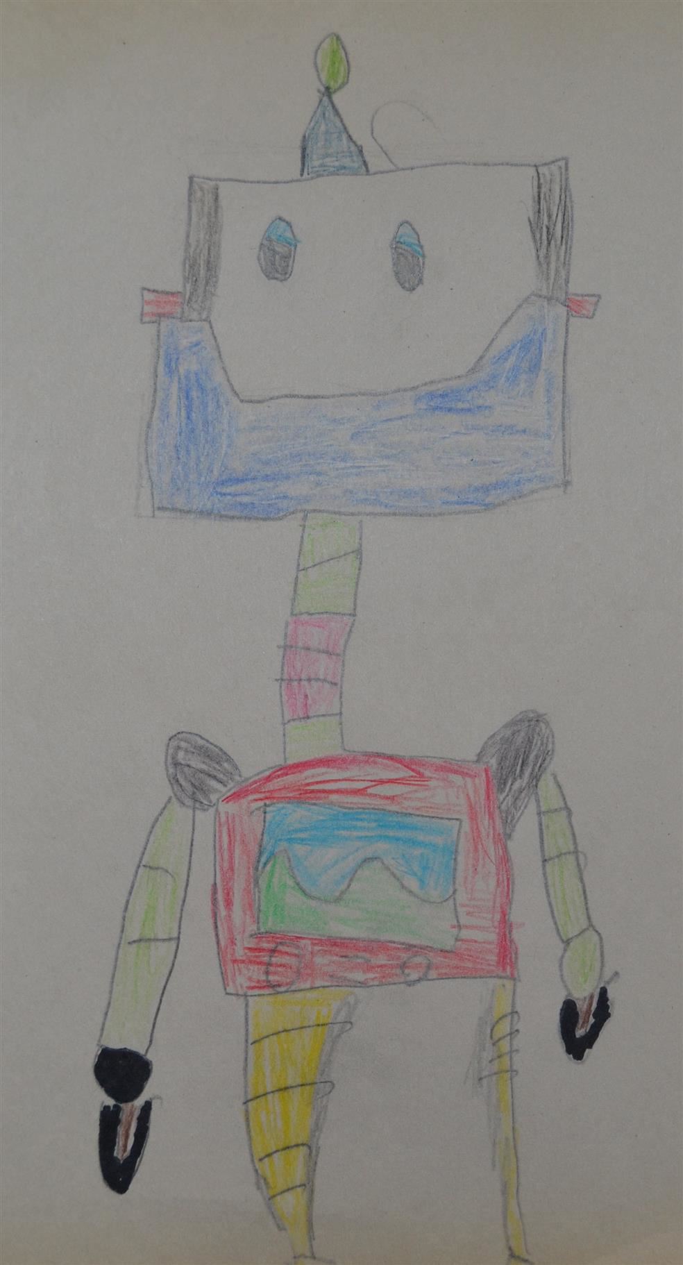 Space Robots by B.B. - 2nd Grade, Gifford